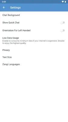 Zangi android App screenshot 6